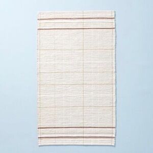 Hearth & Hand with Magnolia Stripe Scatter Rug  2 x 3’ Cream Brown